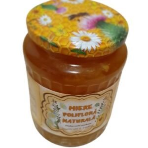 Miere Polifloră Naturală – 100 % Reiner Rohblütenhonig im Glas