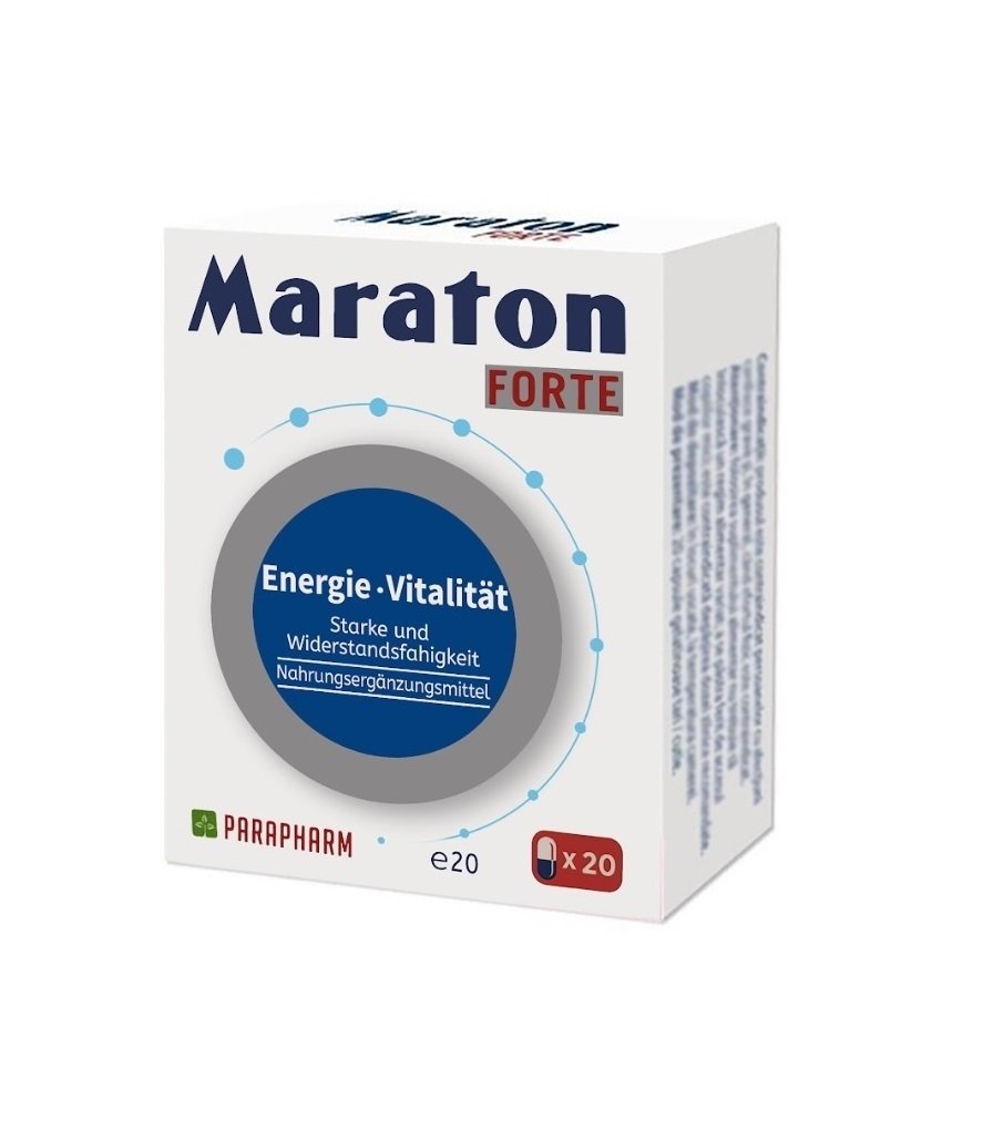 Maraton Forte Nahrungsergänzung Kapseln für Energie und Vitalität